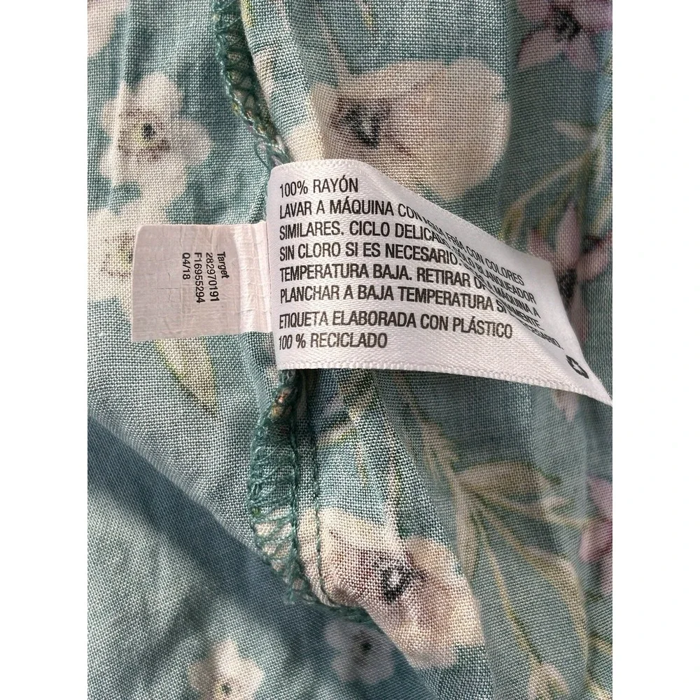 Exhilaration Women's Green Floral Jumpsuit‎ Size XS Summer Travel Vacation